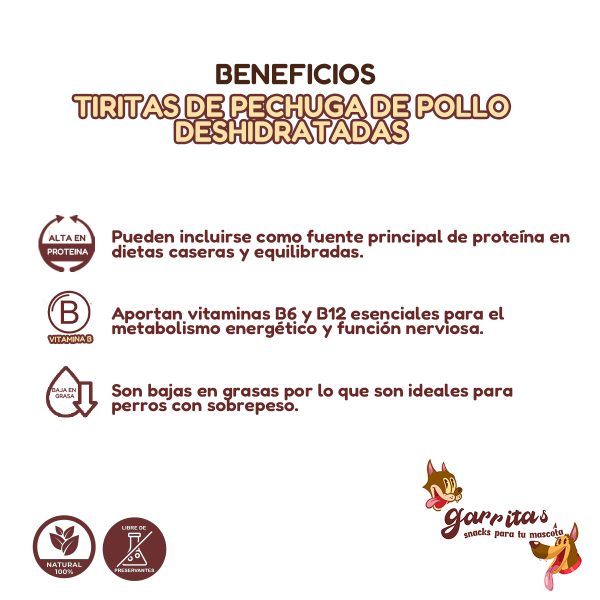 250G Tiritas de Pechuga de Pollo - Imagen 2