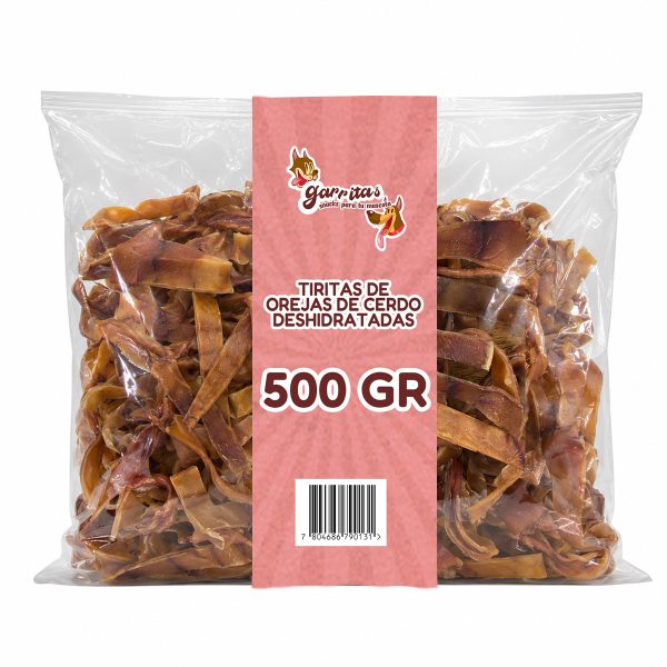 500G Tiritas de Oreja de Cerdo - Imagen 1